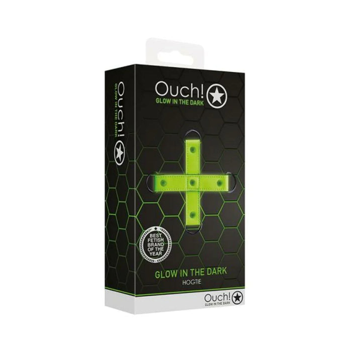 Ouch! Glow Hogtie - Glow In The Dark - Green