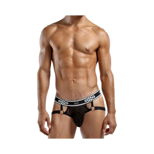 Male Power Peep Show Jock Ring L/XL Black | cutebutkinky.com