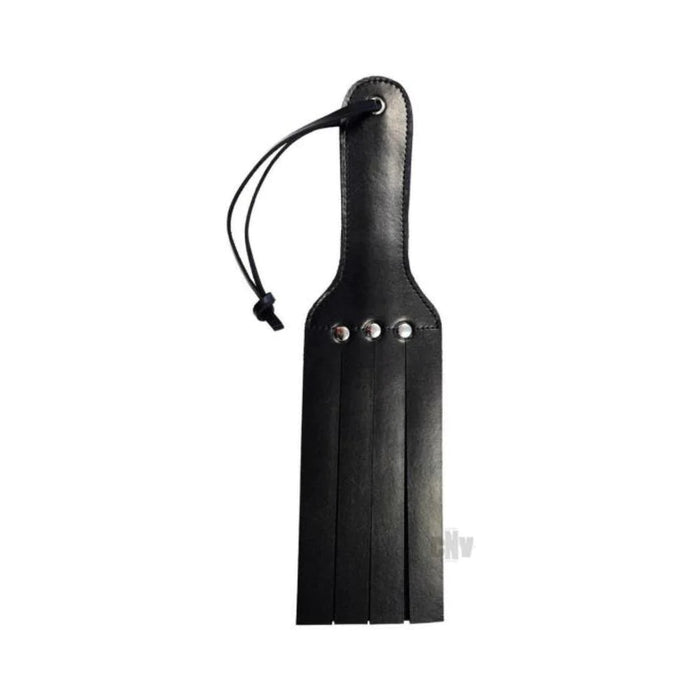 Rouge Leather 4 Strap Paddle Black