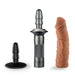 Lock On - Karbonite Dildo And Handle - Mocha | cutebutkinky.com