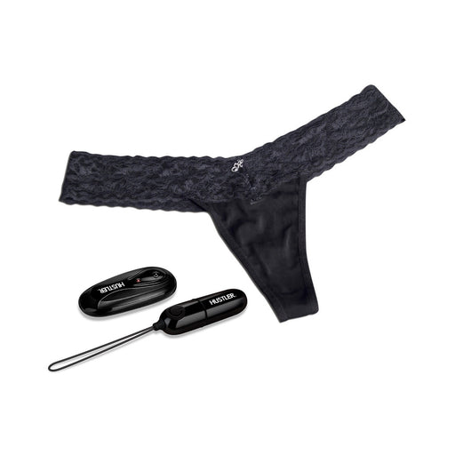 Hustler Remote Control Vibrating Panties Black M/L | cutebutkinky.com