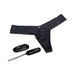 Hustler Remote Control Vibrating Panties Black S/M | cutebutkinky.com